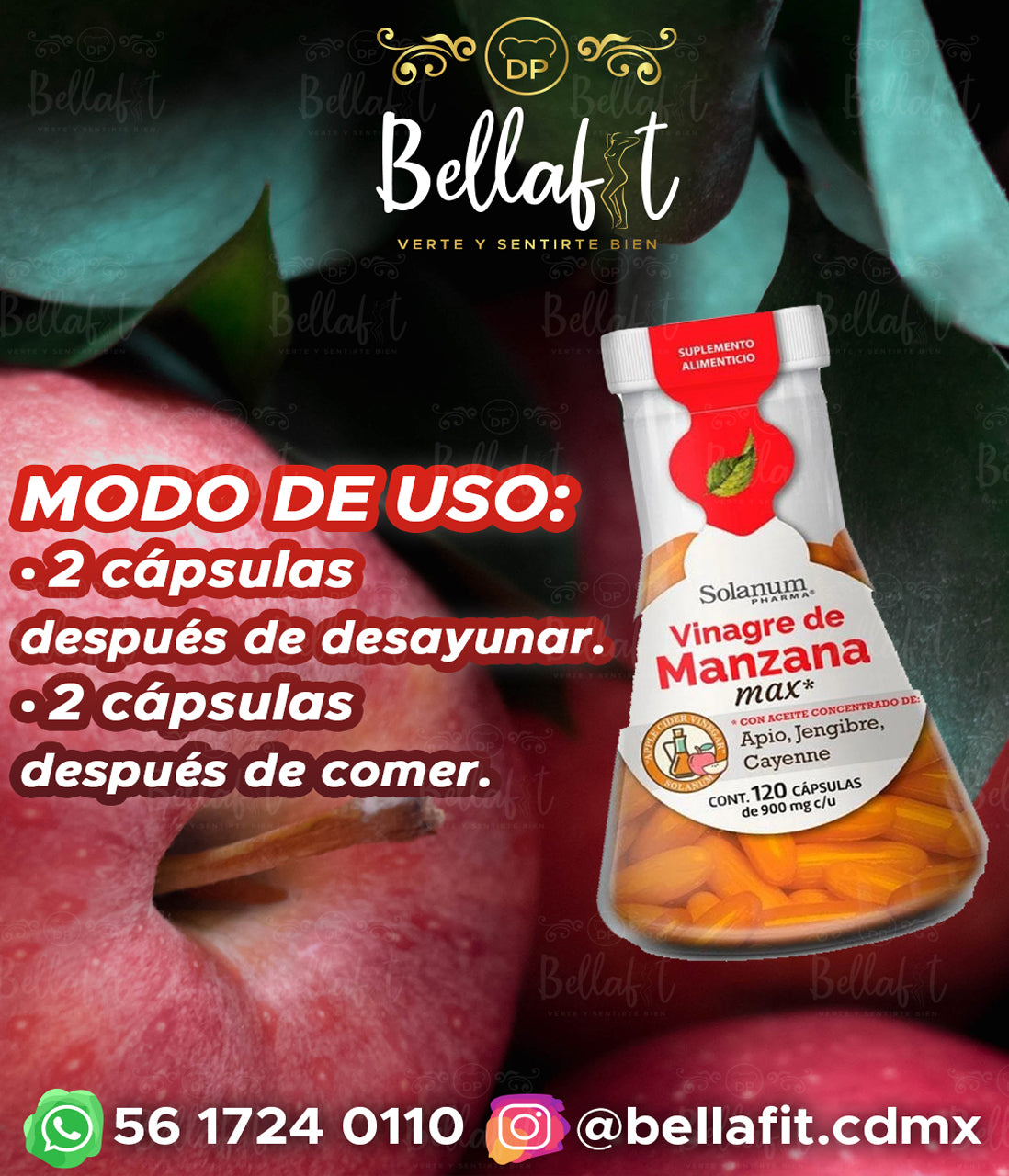 Vinagre de Manzana Cápsulas