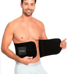 FAJA CINTURÓN FITNESS MASCULINO LÁTEX DELUXE